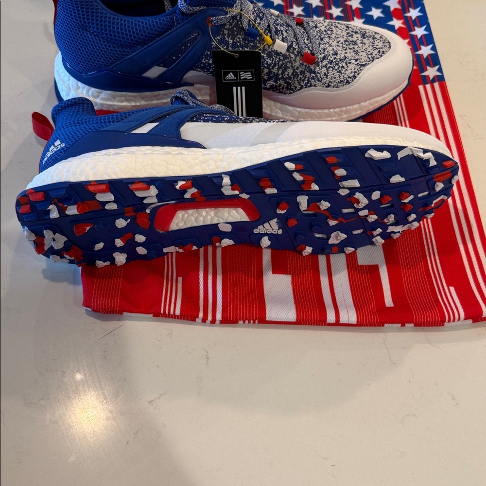 NWT Adidas Crossknit Boost Limited Edition USA Golf Shoes Men’s - Picture 3 of 4